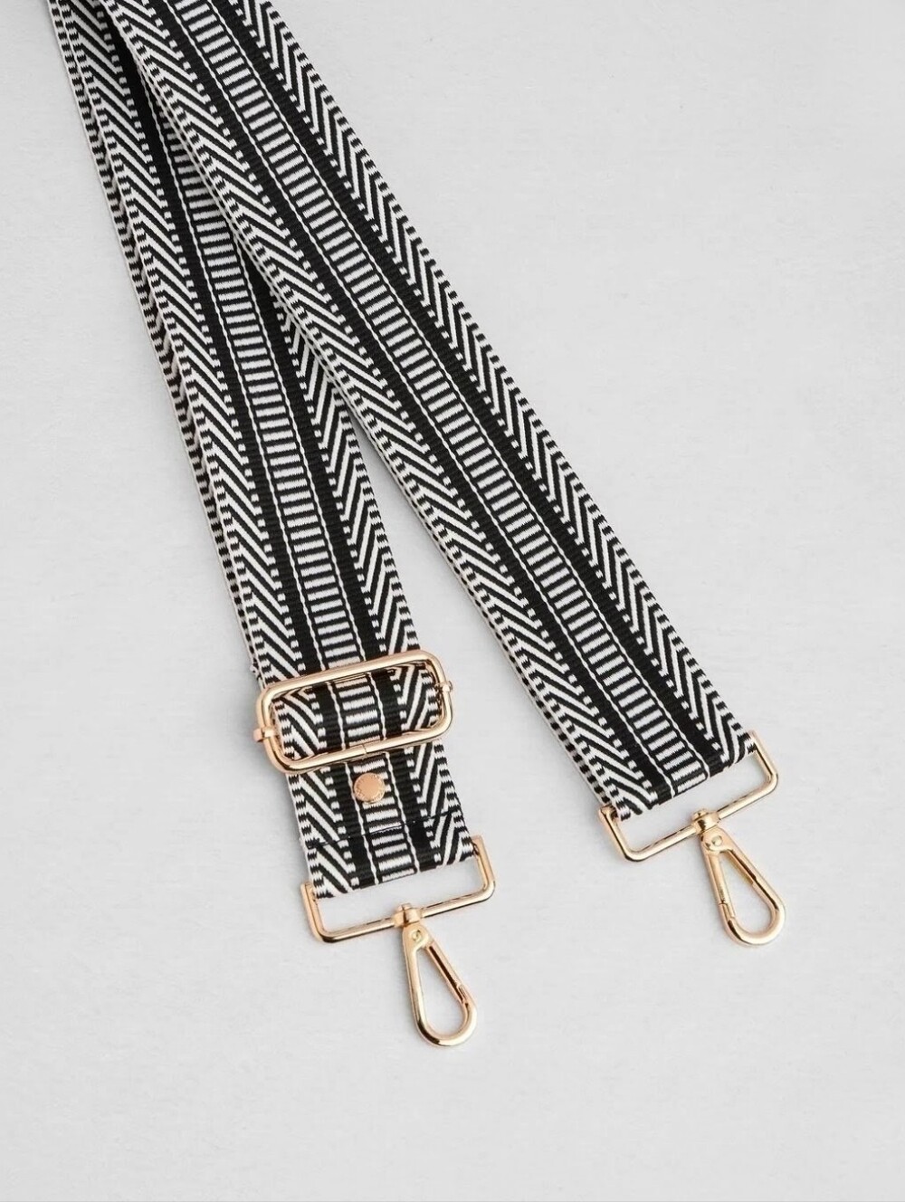 Pom Pom London - Strap Black & White Mix